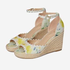 Bandolino Floral Espadrille Wedge Sandals